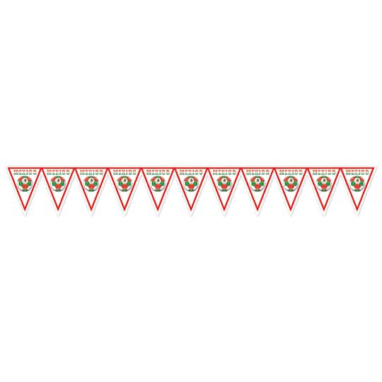 11" x 6.5ft. Mexico Soccer Pennant Banner